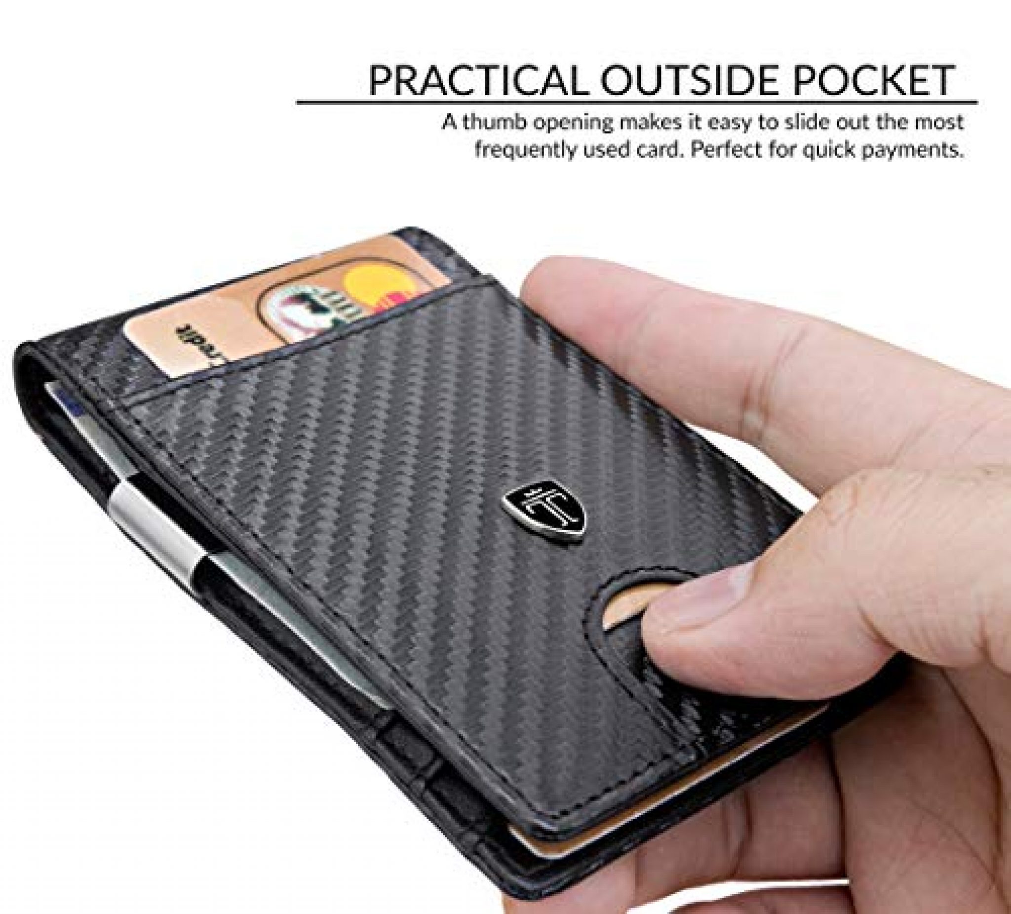 Travando Money Clip Wallet Rio Mens Wallets Slim Front Pocket Rfid Blocking Card Holder